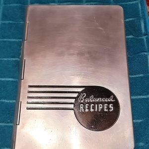 Vintage Pillsbury Cookbook with Aluminum Cover